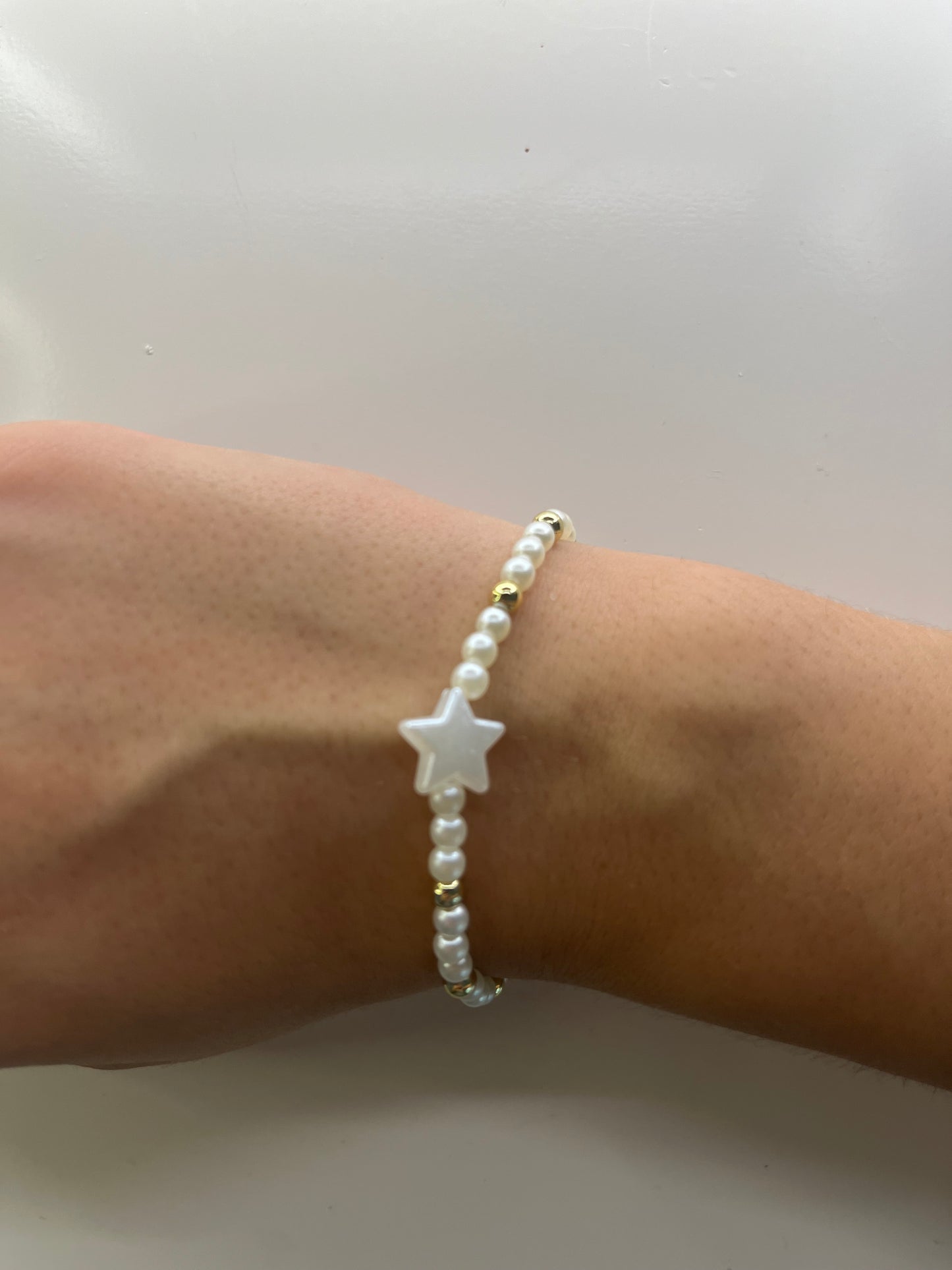 pearly white bracelet