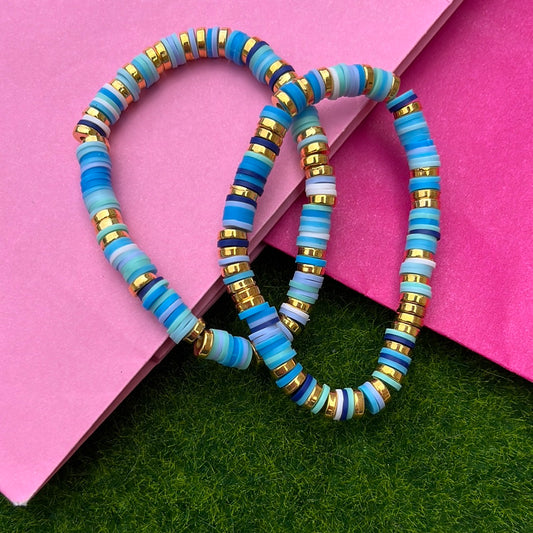 golden navy bracelet