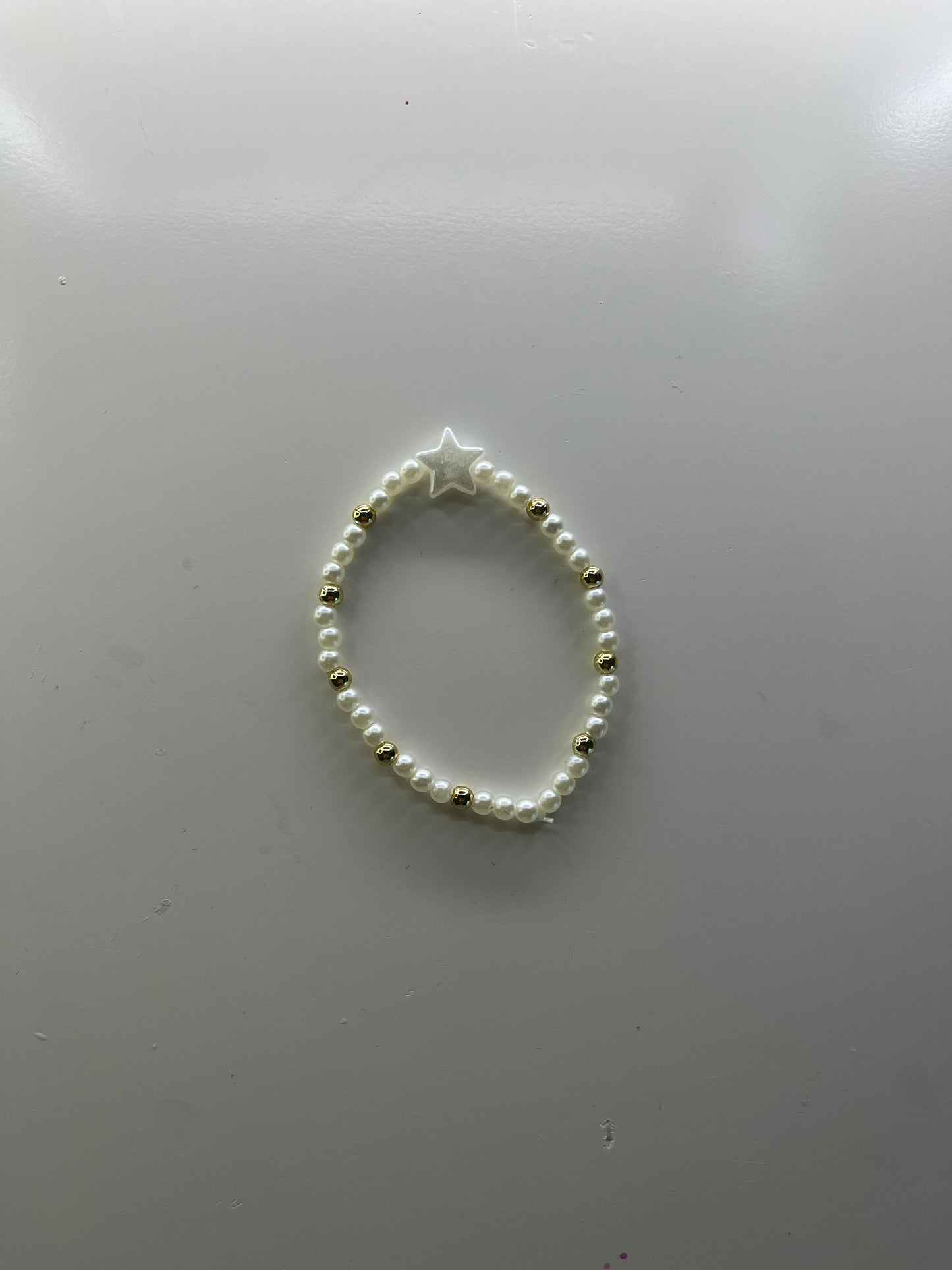 pearly white bracelet