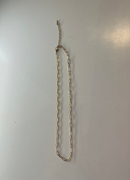 plain gold chain necklace