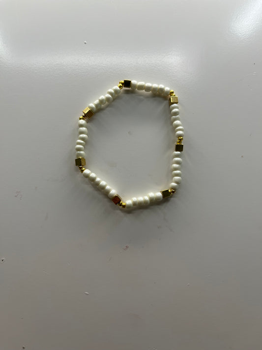 square up gold bracelet