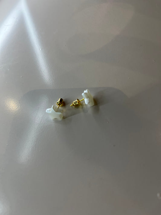 pearl star earrings