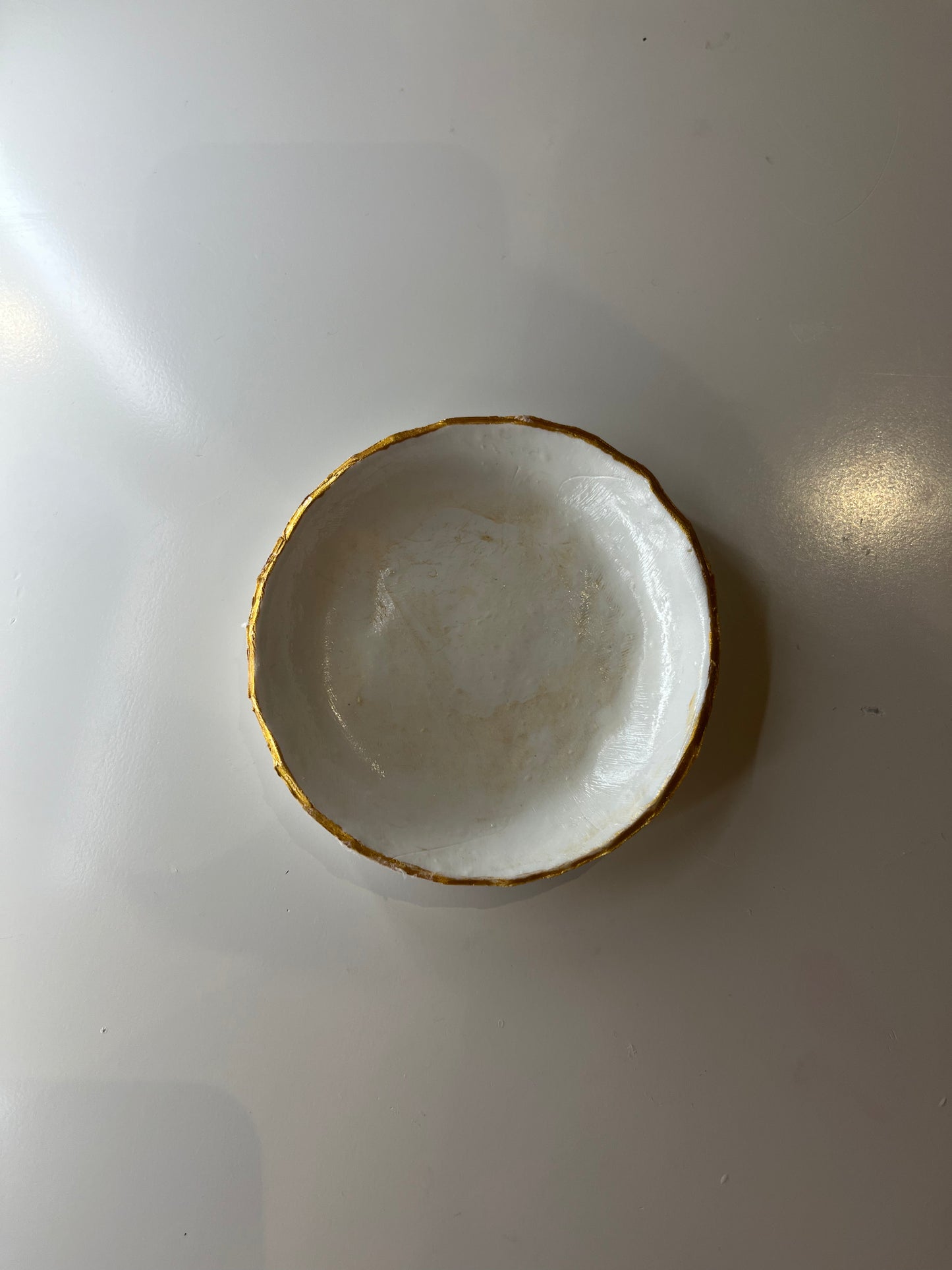 white jewlery dish